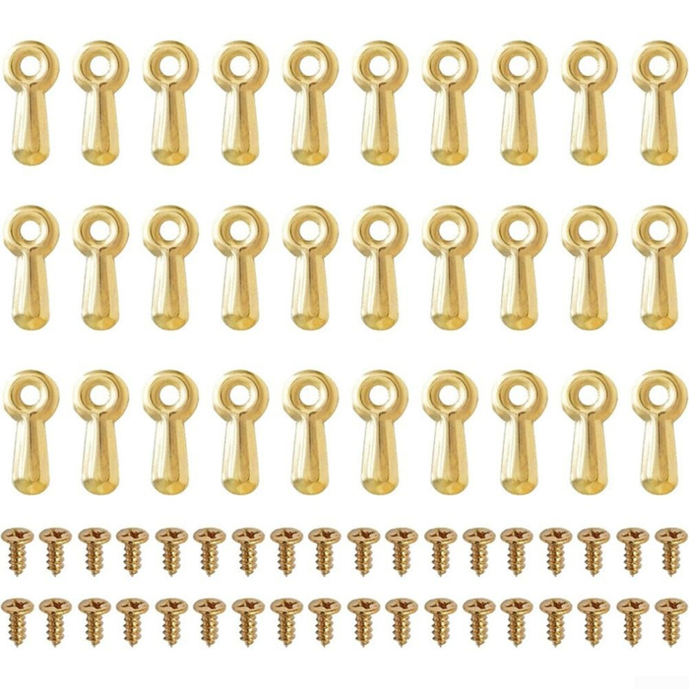 Picture Frame Backing Clips With Screws, Iron Turn Button Fasteners, Gold Small Size Frame Hardware For Securing Frames 9105992828579