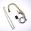 (As show, One size) Kitchen mixer tap & pull-out spray - Brushed gold 5