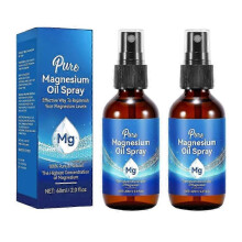 (2pcs) Magnesium Oil Spray, Pure Magnesium Oil Spray, 100% Pure Natural Magnesium Oil Spray