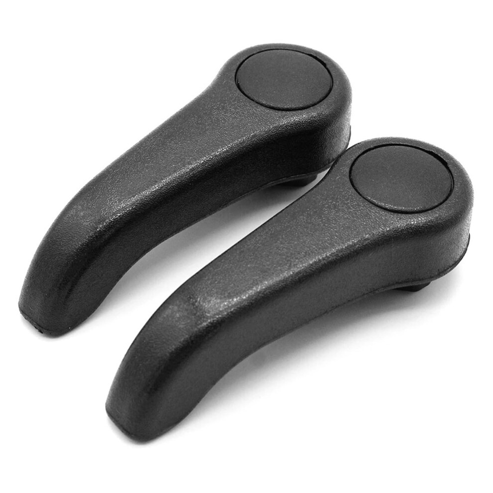 Seat Adjust Lever Pull Handle Replacement For Renault Clio Mk2 Twingo 2Pc Set Black 9067246436575