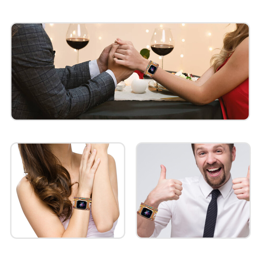 Boho Beads Wristband For Iwatch Series 1-7, 38Mm-45Mm, 6.3-7.2 In 5011356801512