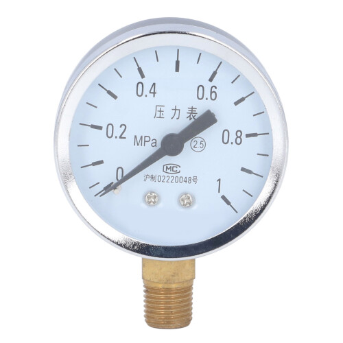1/4 NPT-Manometer, hochpräzises Manometer mit