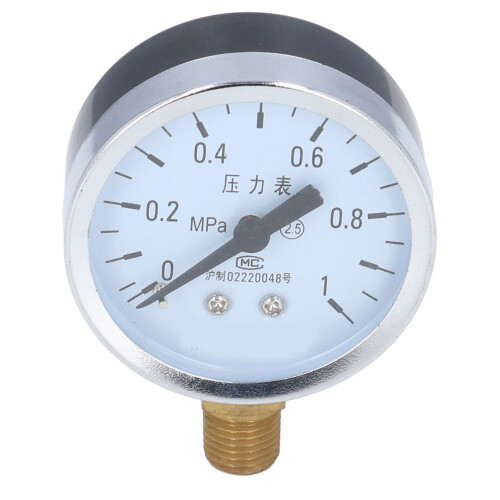 1/4 NPT-Manometer, hochpräzises Manometer mit 2