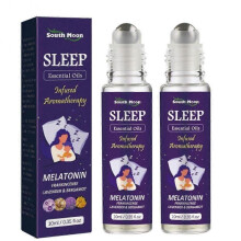 (2pcs) Sleeping roll-on essential oil help sleep relieve anxiety improve insomnia Headache Neurasthenia massage fall asleep plant serum