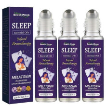 (3pcs) Sleeping roll-on essential oil help sleep relieve anxiety improve insomnia Headache Neurasthenia massage fall asleep plant serum