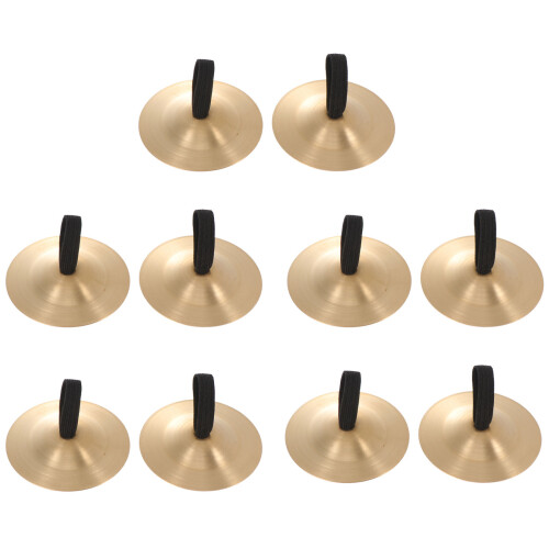 10Pcs Fingercymbaler Bellydans Instrument I 1