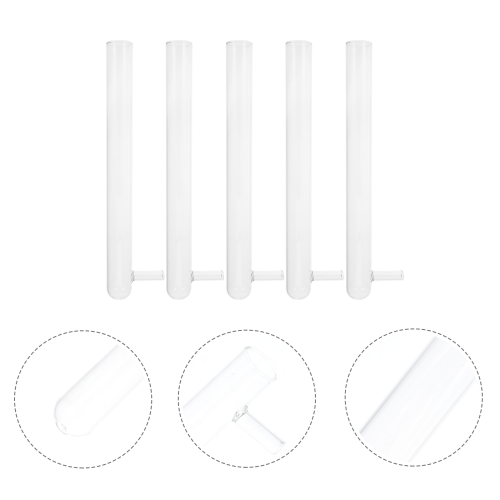 5Pcs Sidorör Rör Husdjursmyror Landskapsförsköningsglasrör 2