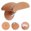 1Ensemble Support Casque Bois Massif Alliage Khaki Usage Domestique 3