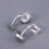 3 Stycken Vägghållare I Rostfritt (Silver) 3