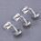 3 Stycken Vägghållare I Rostfritt (Silver) 5