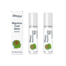 (2pcs) 1-3x Roll On Peppermint Oil, Peppermint Oil To Relieve Dizziness On The Skin, Migraine Cool Stick Roll-On, Energy Against Motion Sickness