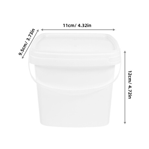Plasthink Med Handtag Lock, Bärbar Vattenbehållare (1 L) 1