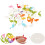 100Pcs Dekorativa Dinosaurier Syknappar Diy 4