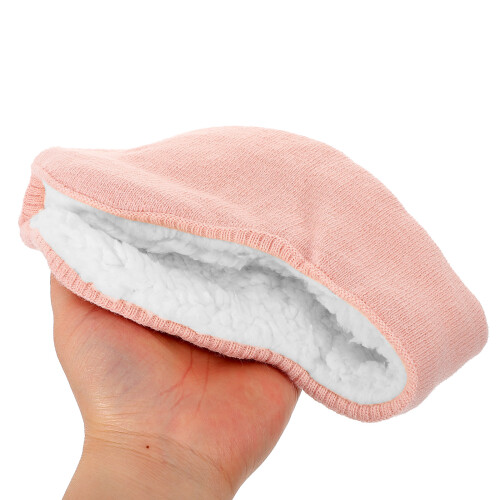 Fleece Ögonmask Sovhuvtrulle Komfortabel Sovöronmuffa 2