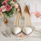 2 bruidschoenclips met parel- , trouwaccessoires 9