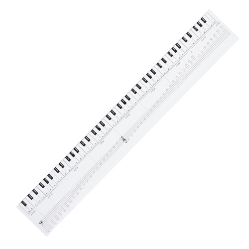 Keyboard Piano Finger Simulation Practice Guide Lärmedel 88 Tangenter