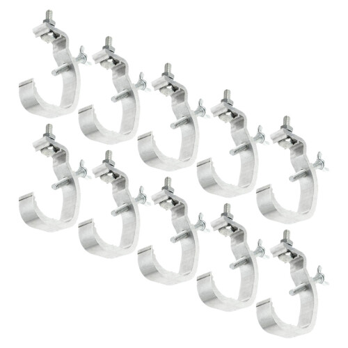 10Pcs Scenbelysning Krokfäste C-Fäste För Dj- Silver