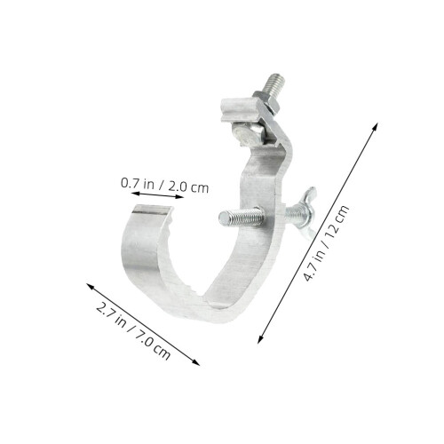 10Pcs Scenbelysning Krokfäste C-Fäste För Dj- Silver 2