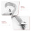 10Pcs Scenbelysning Krokfäste C-Fäste För Dj- Silver 6