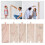 1 Set Barns Sovrum Väggdekoration DIY Tillväxtmätare 4