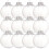 12Pcs Clear Plastic Christmas Balls Reusable Fillable Tree Decoration 1