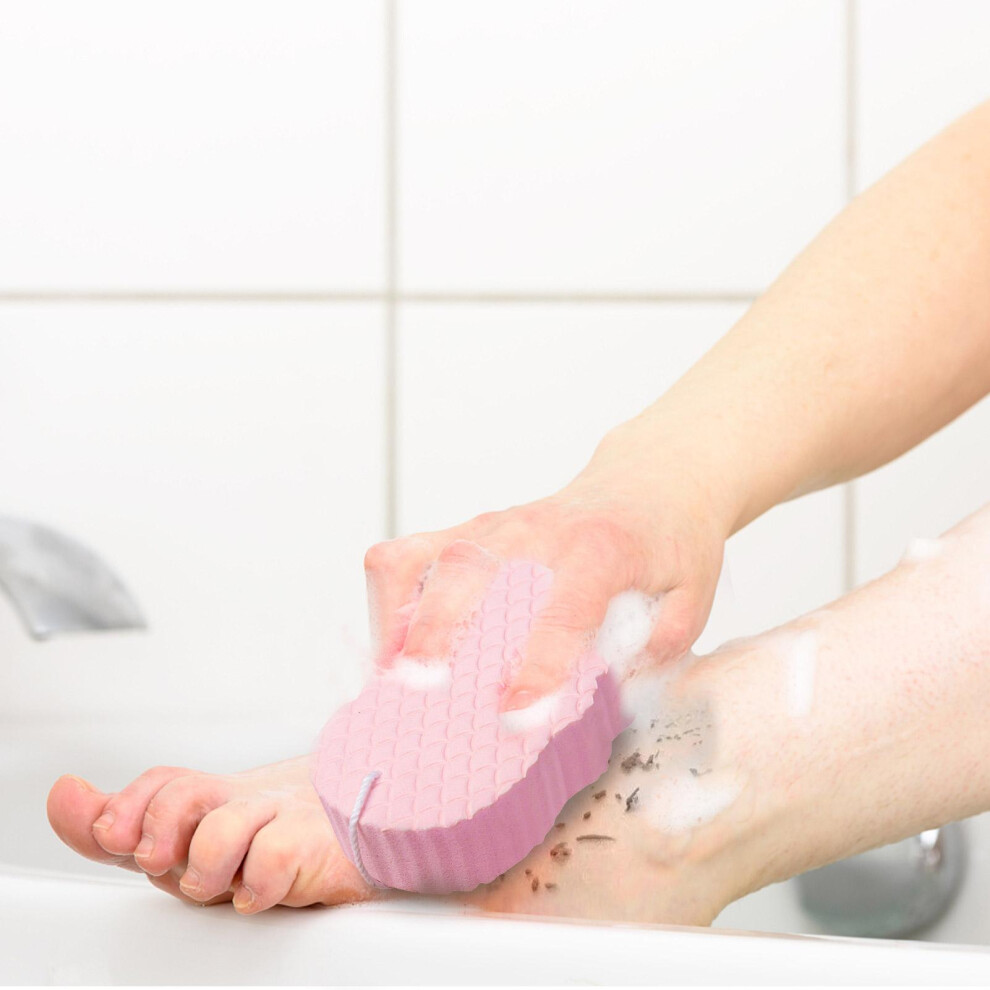 Premium Textured Bath Sponge for Entire Family 6.7*13.5*2.6cm Hygienic Design