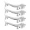 4St Metall Hundformade Chopstickuppsättare 8