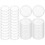 44Pcs Bokbindnings Skivor Bladbindare Bindningsringar För Diy 1