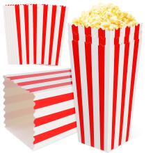 15 St Kondombehållare I , Strimmiga Popcornlådor För Biografer