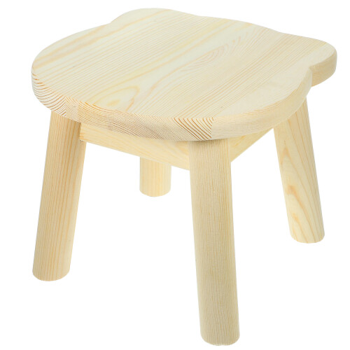 Wood Låg Puck Rund Barnsoffa 1