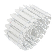 White Wood Micro Landscape Fence Decorative Miniature Prop