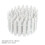 White Wood Micro Landscape Fence Decorative Miniature Prop 10