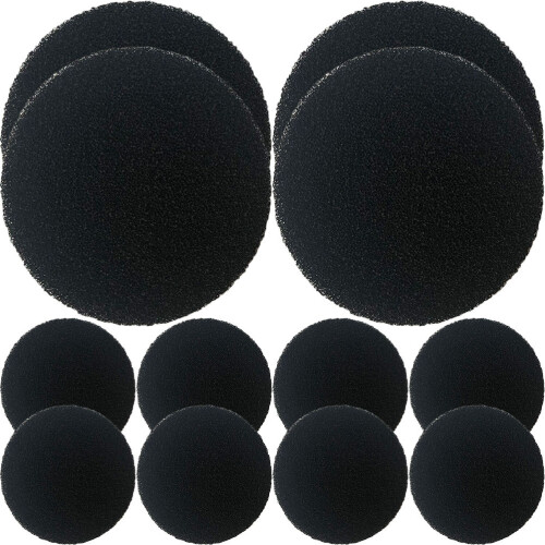 12Pcs Köksskärgsfilter Kolfilter Fiskbäddsfilter Pads 1