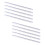 10Pcs Transparent Triangulärt Plastlinjal Skolmaterial 4