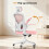 (Pink A) Ergonomic Office Chair With Adjustable Headrest 2