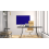 Felt notice board aluminium frame 180x100 cm BLUE 2