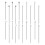 20Pcs Roestfritt Fruktplockar Cocktailpinnar 5