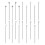 20Pcs Roestfritt Fruktplockar Cocktailpinnar 3