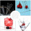 20Pcs Roestfritt Fruktplockar Cocktailpinnar 8