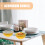 20Pcs Matbehållare Takeaway Lådor Aluminium Engångs 8