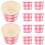 10Pcs Engångs Dessertkopp, Papperskålar För Is Pudding 10