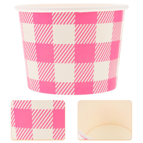 10Pcs Engångs Dessertkopp, Papperskålar För Is Pudding 2
