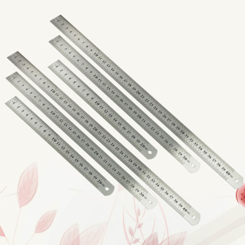 6Pcs Rostfritt För Ritning (20Cm 30Cm 40Cm) 2