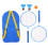 1 Set/6 Pcs Barns Badmintonracket Träningsutrustning Sport 1