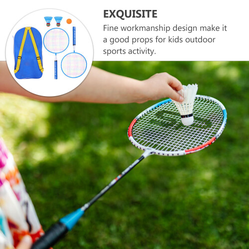 1 Set/6 Pcs Barns Badmintonracket Träningsutrustning Sport 1