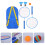 1 Set/6 Pcs Barns Badmintonracket Träningsutrustning Sport 3