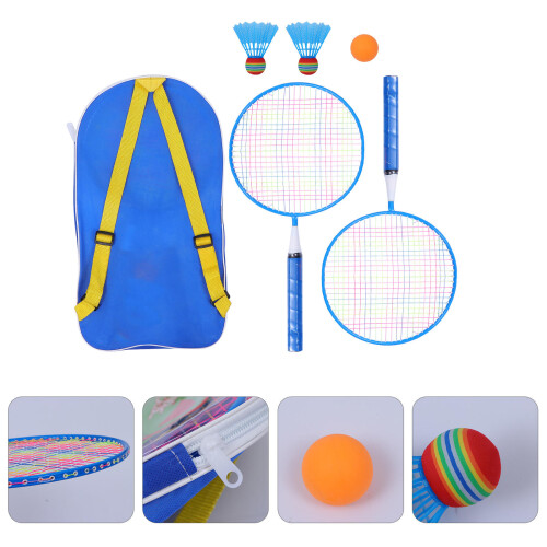 1 Set/6 Pcs Barns Badmintonracket Träningsutrustning Sport 2