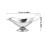 2St Stainlessstål Gravy Boat 5Oz Såsbehållare 2