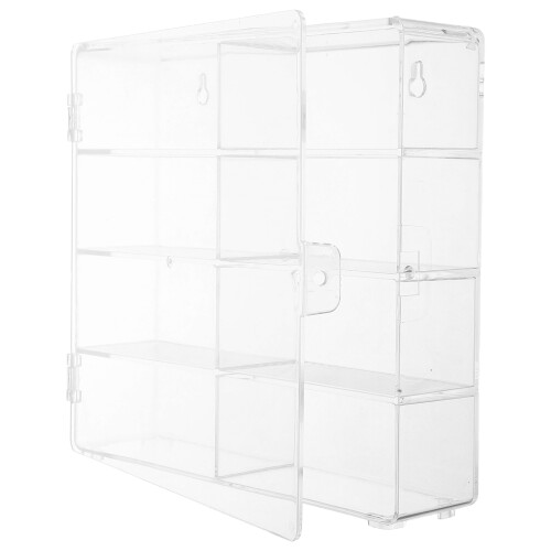 Modellbil Display: 1:64 Transparent Förvaringslåda I Akryl
