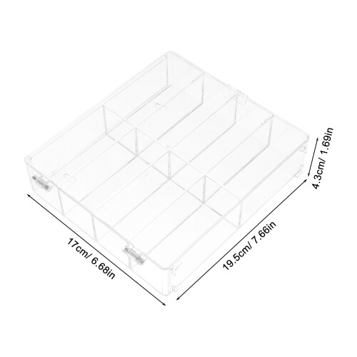 Modellbil Display: 1:64 Transparent Förvaringslåda I Akryl 2